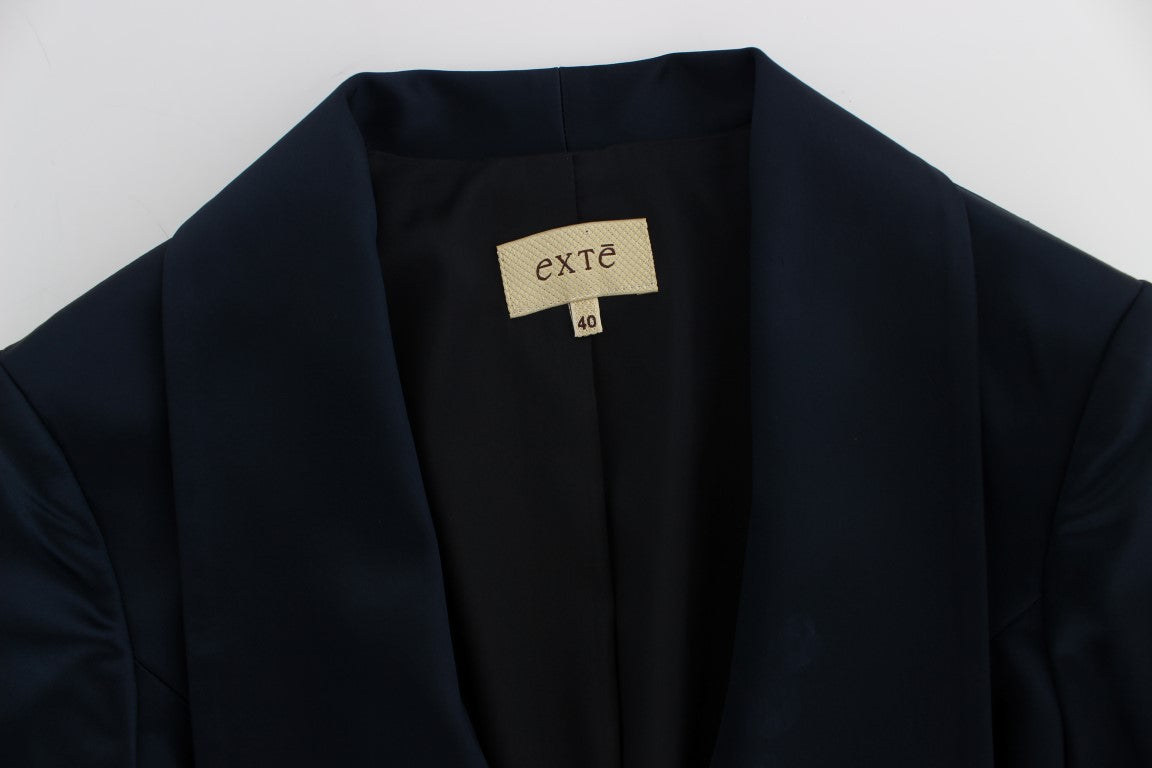 Exte Elegante blaue Blazerjacke mit Designerflair