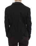 Load image into Gallery viewer, Exte Elegant black stretch blazer jacket
