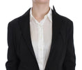 Load image into Gallery viewer, Exte Elegant black stretch blazer jacket
