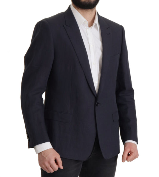 Dolce & Gabbana Eleganter einreihiger Blazer aus Leinen