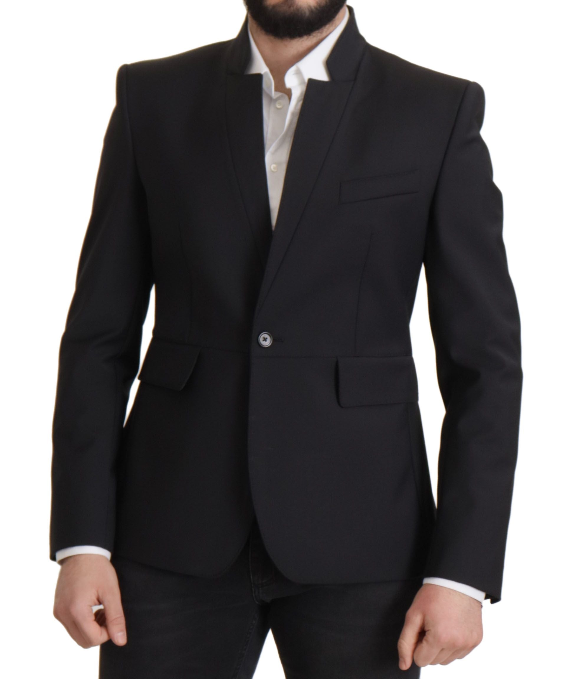 Dolce & Gabbana Eleganter einreihiger Blazer aus Wolle