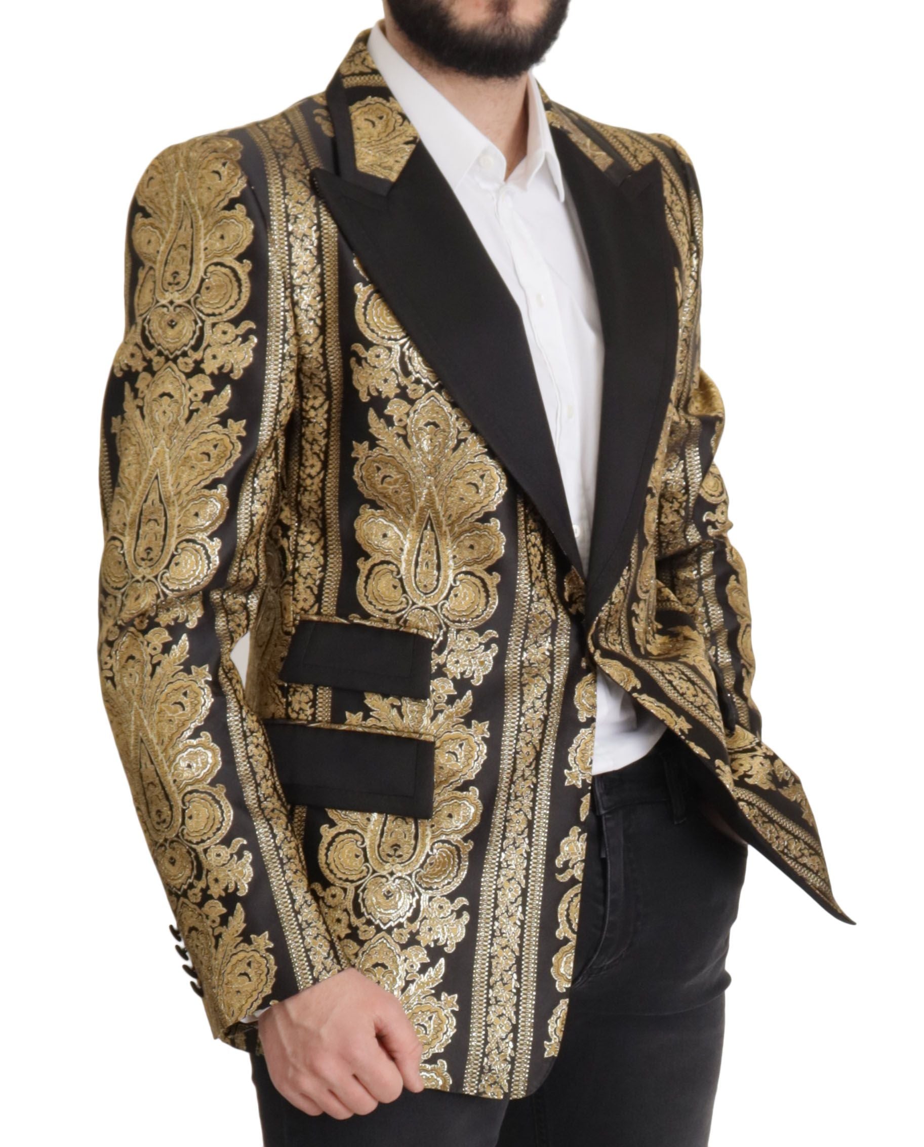 Dolce & Gabbana Eleganter einreihiger Jacquard-Blazer