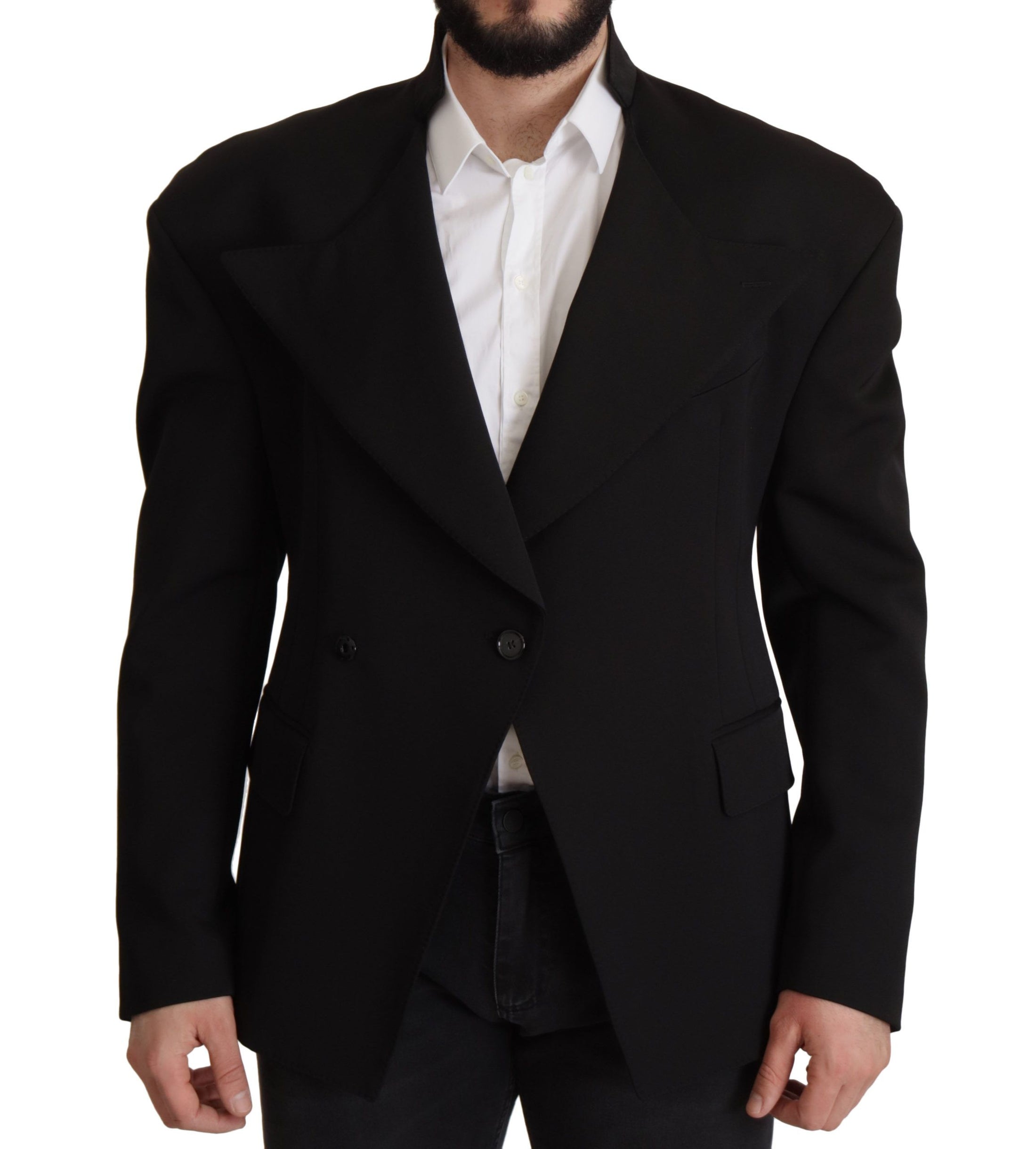 Dolce & Gabbana Eleganter einreihiger Blazer aus Wolle