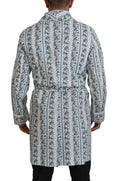 Load image into Gallery viewer, Dolce & Gabbana Elegant floral cotton jacket robe
