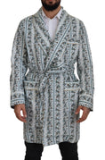 Load image into Gallery viewer, Dolce & Gabbana Elegant floral cotton jacket robe
