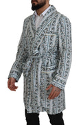 Load image into Gallery viewer, Dolce & Gabbana Elegant floral cotton jacket robe
