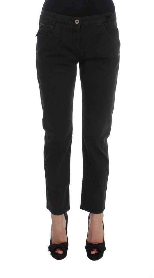 Costume National Chic black regular fit denim jeans