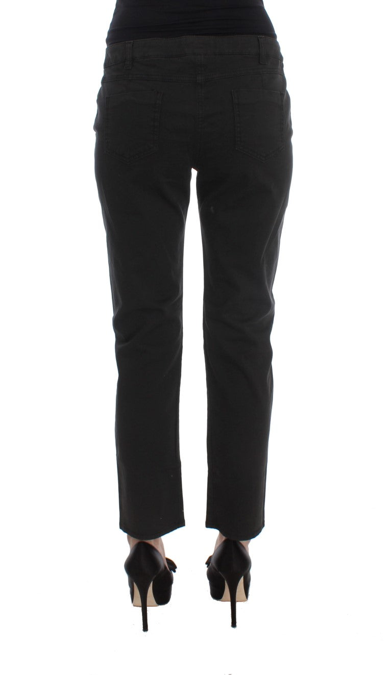 Costume National Chic black regular fit denim jeans