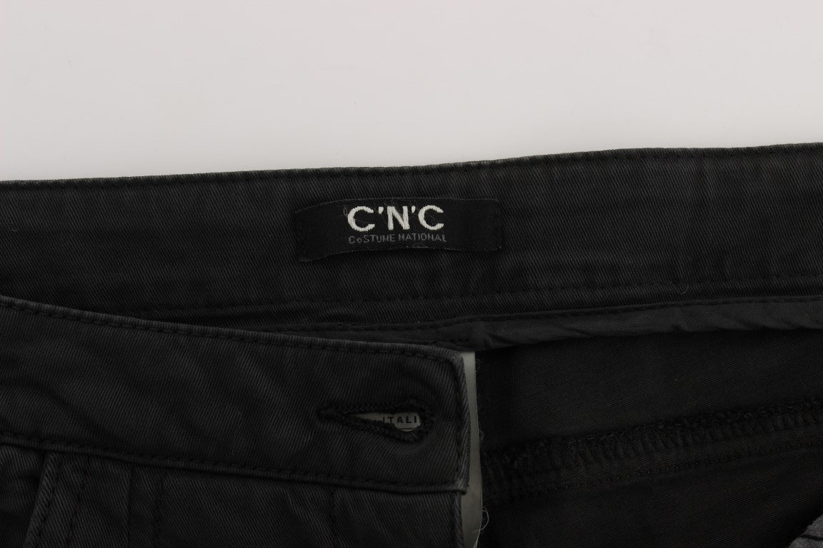 Costume National Chic black regular fit denim jeans