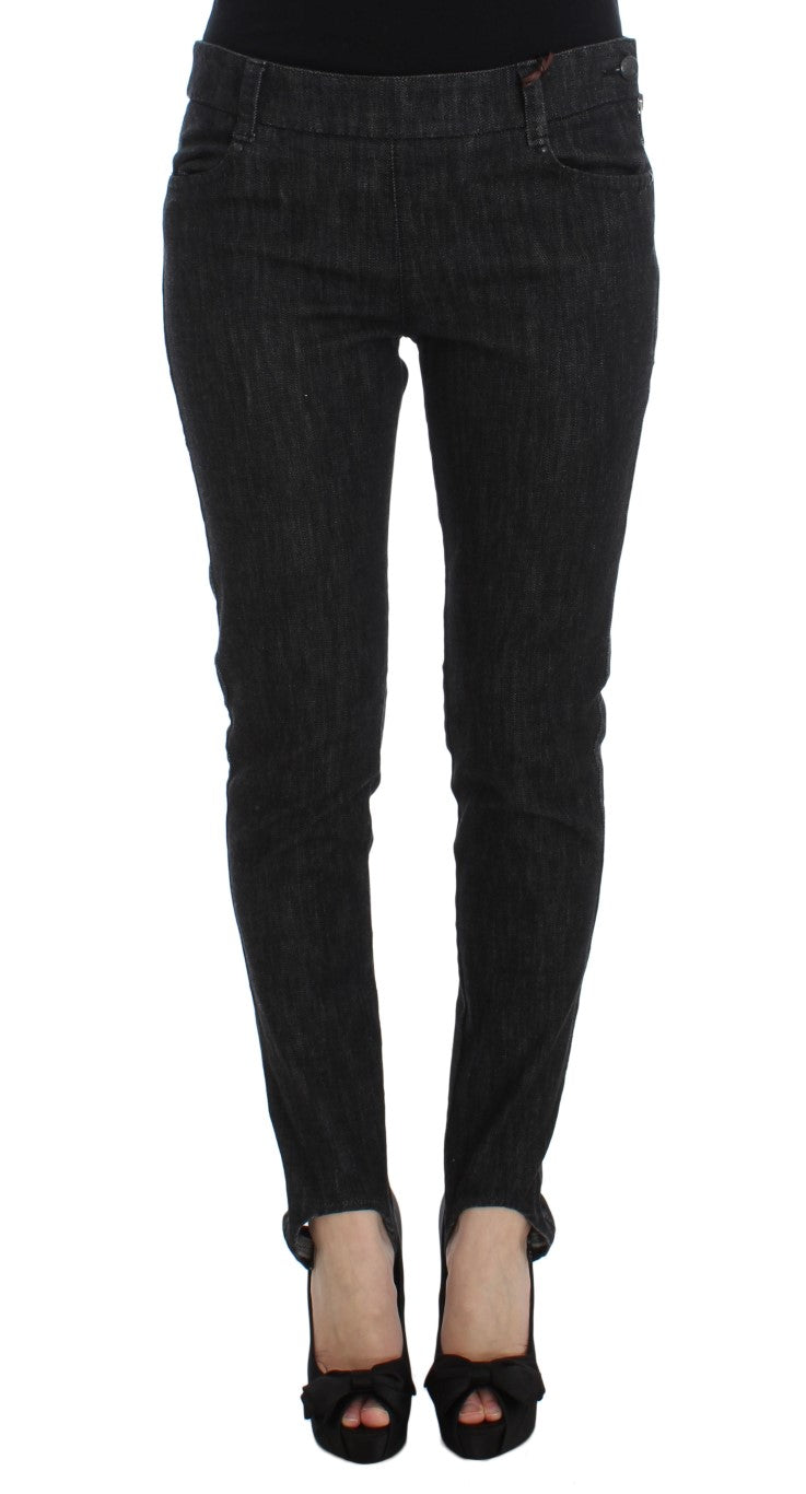 Ermanno Scervino Elegante blaue Slim Fit Jeans