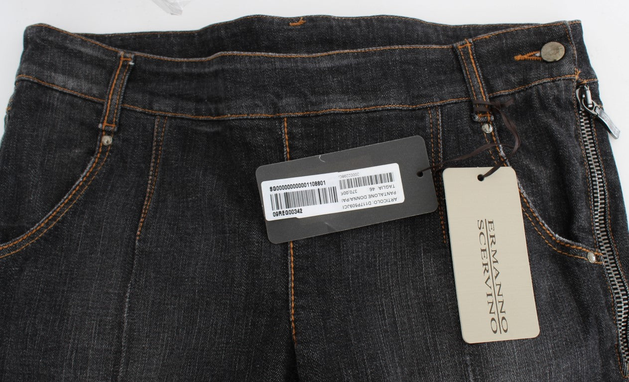 Ermanno Scervino Schicke Slim Fit Jeans mit grauer Waschung