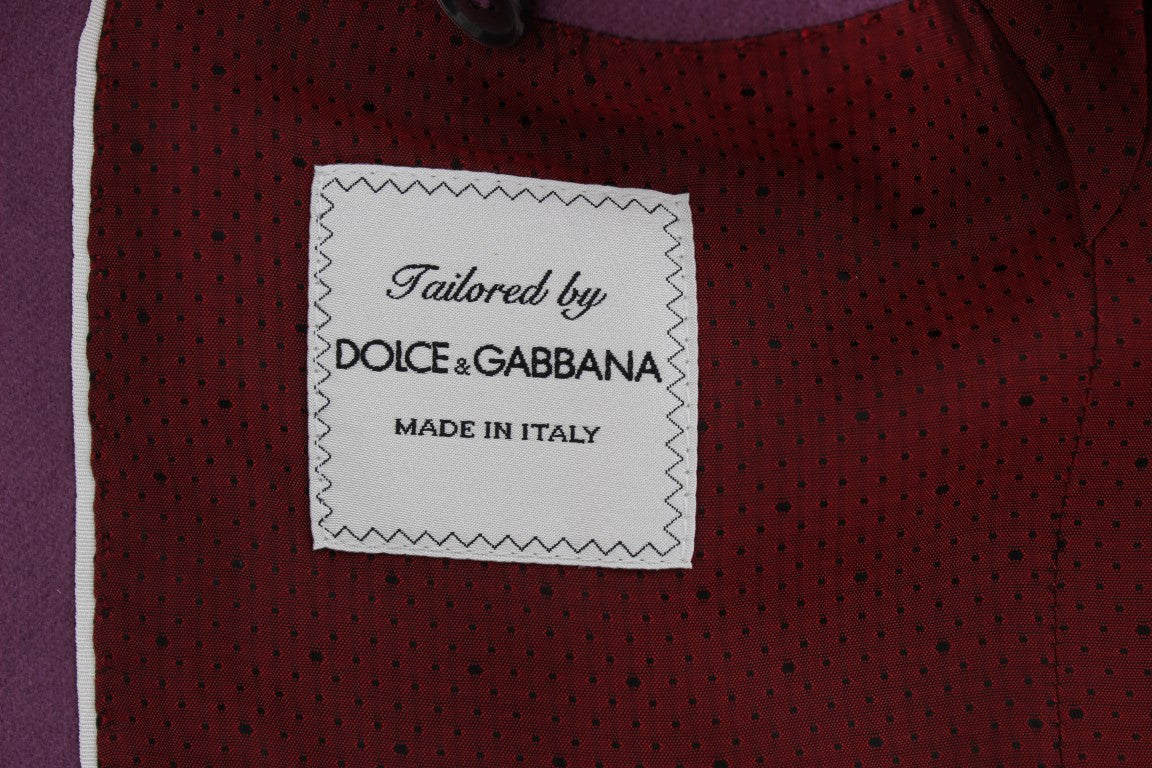 Dolce &amp; Gabbana Kaşmir-ipek karışımından yapılmış zarif mor blazer