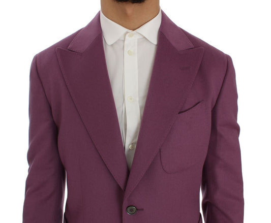 Dolce &amp; Gabbana Elegant purple blazer made from a cashmere-silk blend