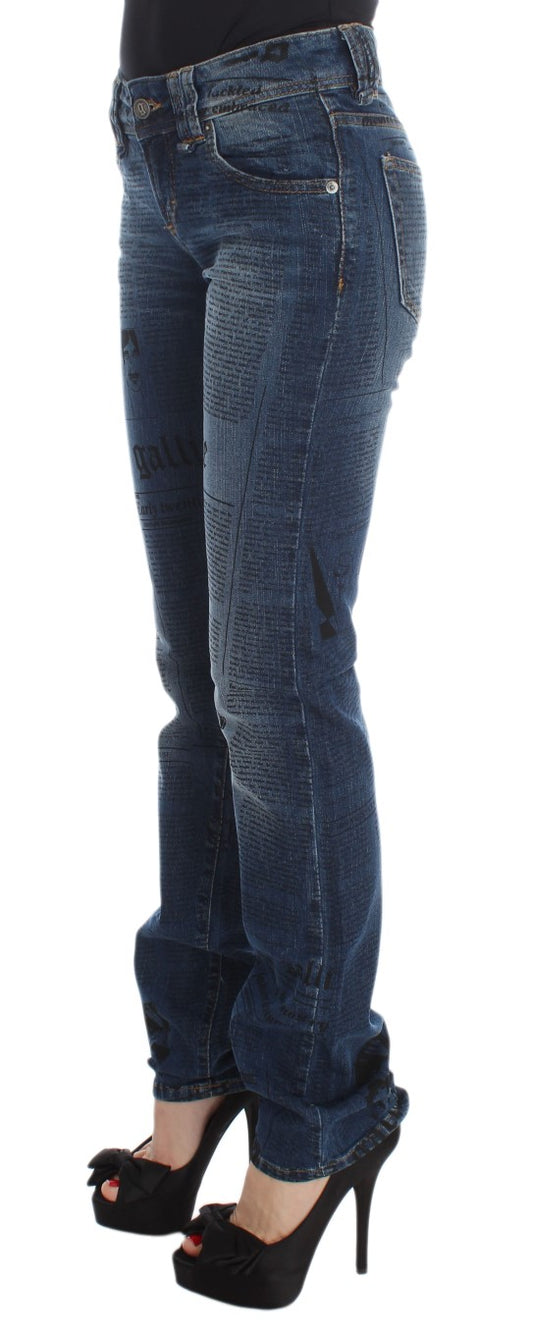 John Galliano Elegante Slim Bootcut Denim Jeans