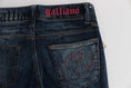 Bild in Galerie-Betrachter laden, John Galliano Elegante Slim Bootcut Denim Jeans
