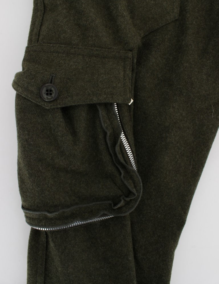 Ermanno Scervino Schicke grüne Cargo-Hose für mühelosen Stil