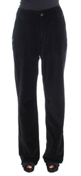 Load image into Gallery viewer, Ermanno Scervino Chic black straight fit jeans made of cotton
