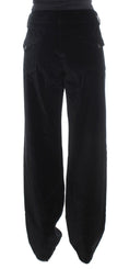 Load image into Gallery viewer, Ermanno Scervino Chic black straight fit jeans made of cotton
