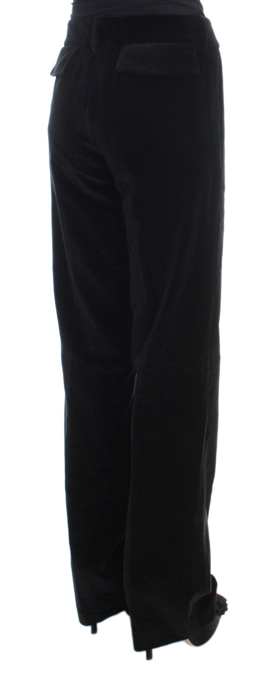 Ermanno Scervino Elegant black straight fit jeans