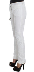 Load image into Gallery viewer, Ermanno Scervino Chic white nylon cargo pants from an Italian designer
