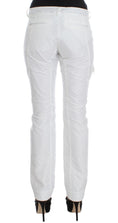 Load image into Gallery viewer, Ermanno Scervino Chic white nylon cargo pants from an Italian designer
