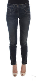 Load image into Gallery viewer, Ermanno Scervino Chic blue slim fit Italian jeans
