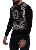 Load image into Gallery viewer, Dolce & Gabbana Elegant crew-neck sweater made from a wool and silk blend
