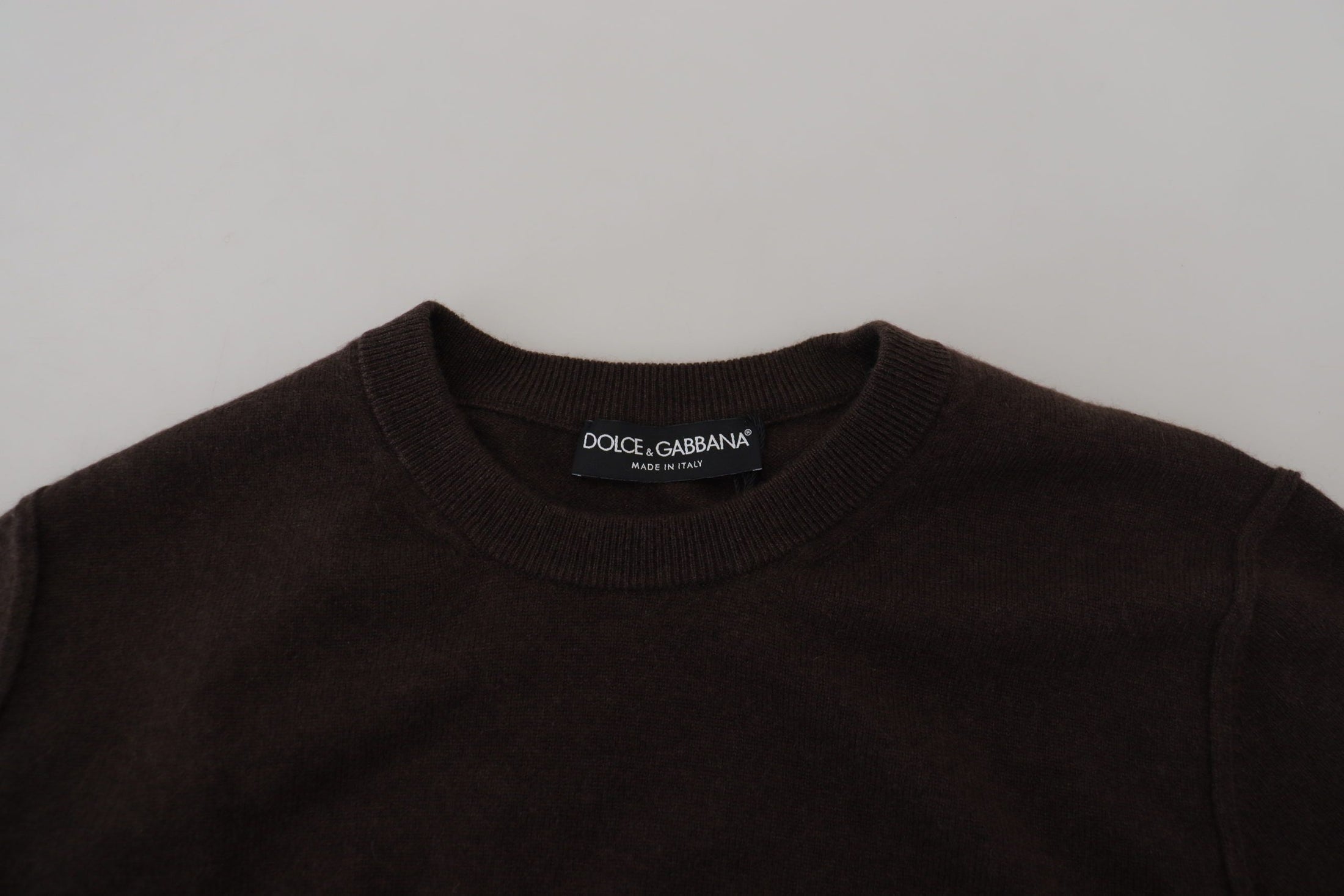 Dolce &amp; Gabbana Elegant crew neck sweater made of cashmere