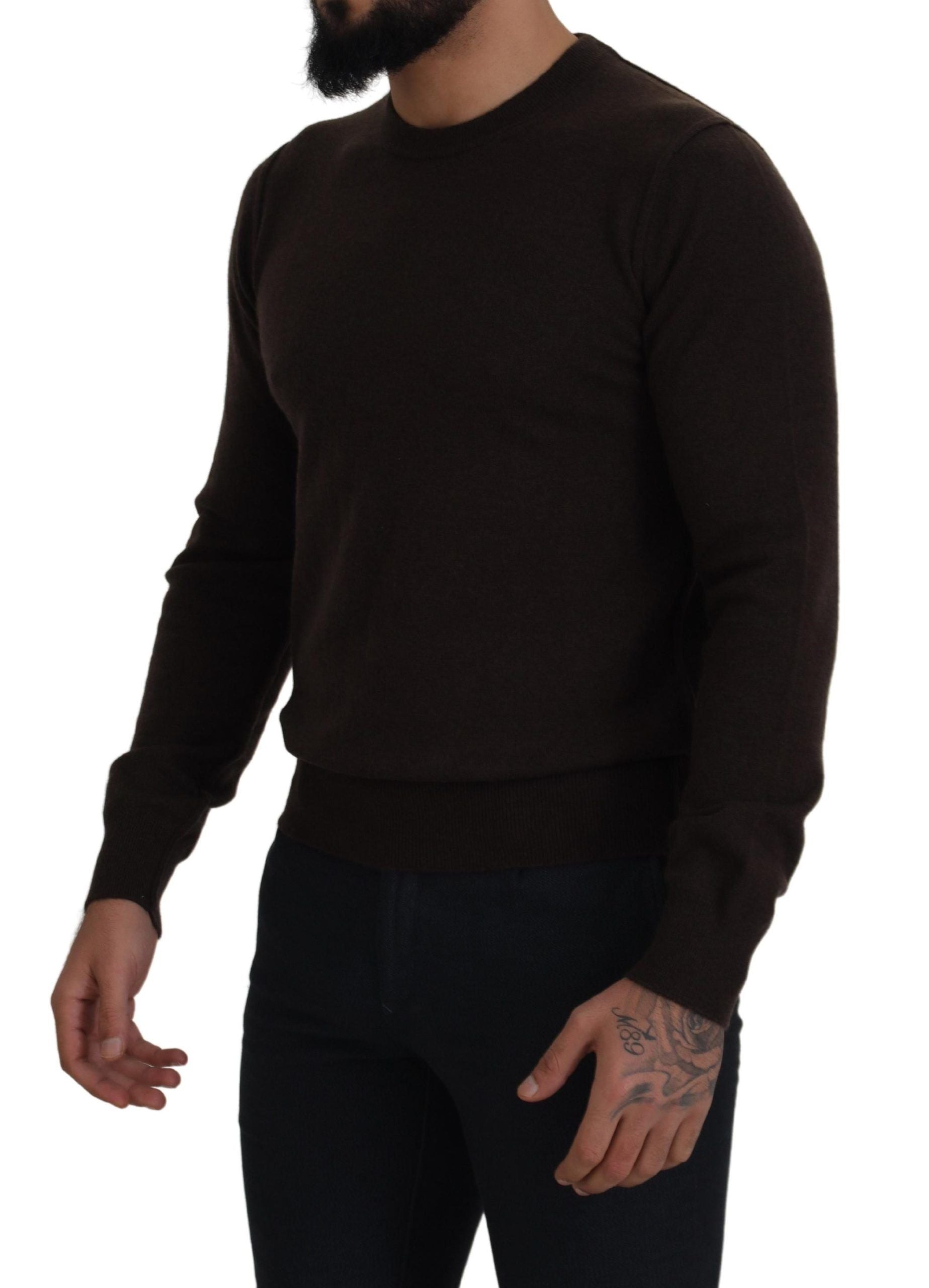 Dolce &amp; Gabbana Elegant crew neck sweater made of cashmere