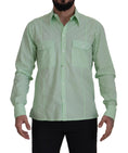 Load image into Gallery viewer, Dolce & Gabbana Mint Green Slim Fit Casual Button Down Shirt
