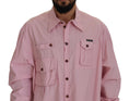 Load image into Gallery viewer, Dolce & Gabbana Elegant pink cotton casual shirt
