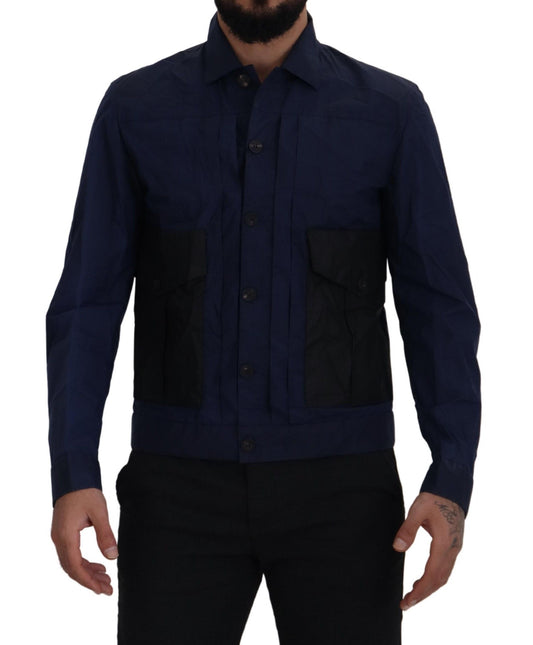 Dsquared² Svelte Dark blue cotton shirt