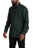 Load image into Gallery viewer, Dolce & Gabbana Emerald Elegance Slim Fit Casual Shirt
