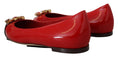 Load image into Gallery viewer, Dolce & Gabbana Rote Loafers aus Wildleder mit Kristall - Exquisite Eleganz
