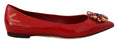 Load image into Gallery viewer, Dolce & Gabbana Rote Loafers aus Wildleder mit Kristall - Exquisite Eleganz
