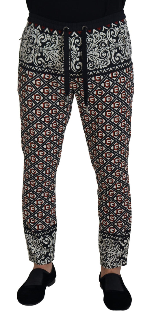 Dolce & Gabbana Elegante Multicolor-Jogging-Hose