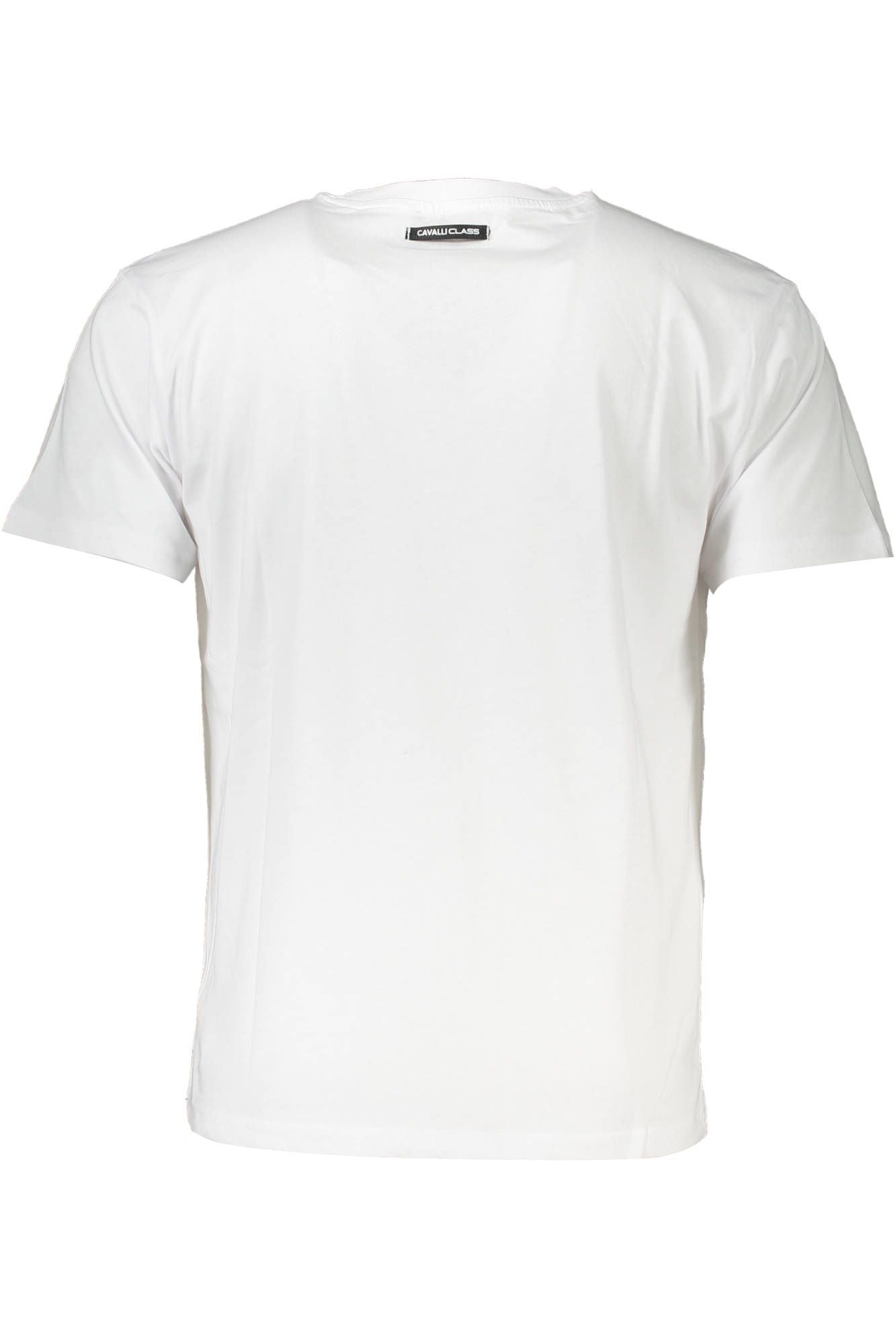 Cavalli Class Weißes Baumwolle Männer T-Shirt