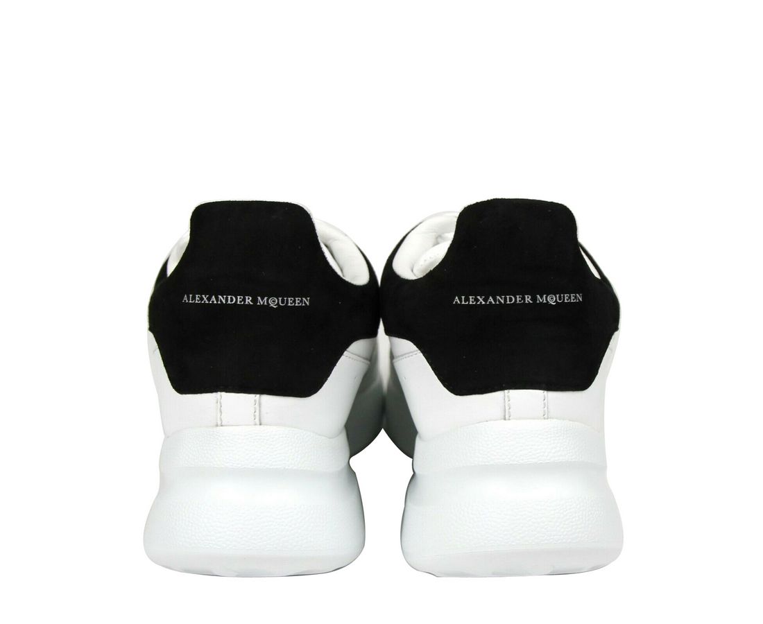 Alexander McQueen Frauen Weiß Leder Wildleder Sneaker