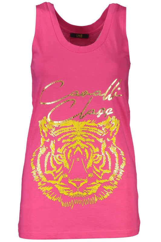 Cavalli Class Rosa Baumwolle Damen Top