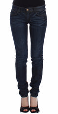 Bild in Galerie-Betrachter laden, Ermanno Scervino Chic Dunkelblaue Skinny Jeans
