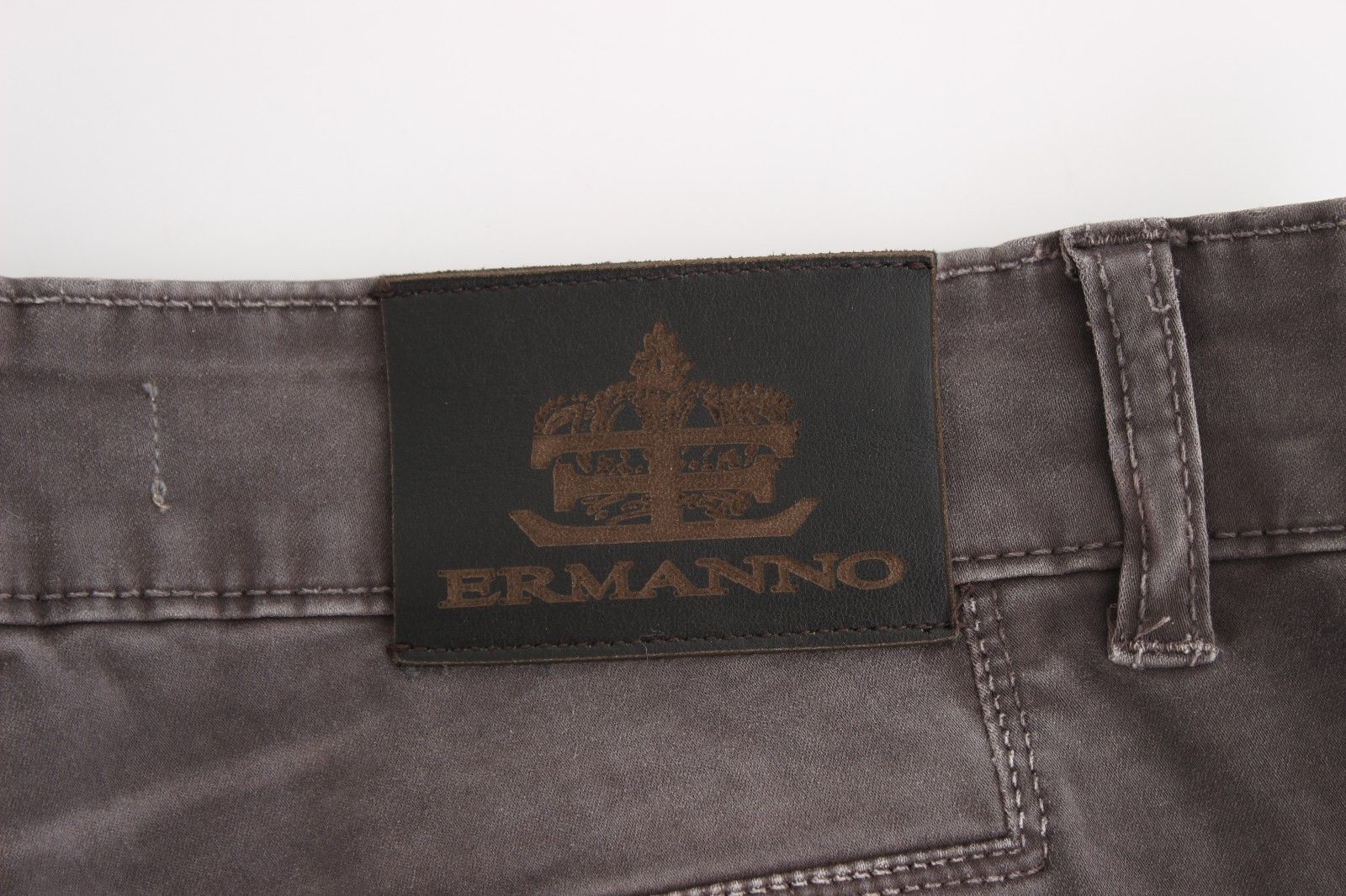 Ermanno Scervino Schicke graue Slim Leg Jeans - Eleganz trifft auf Komfort