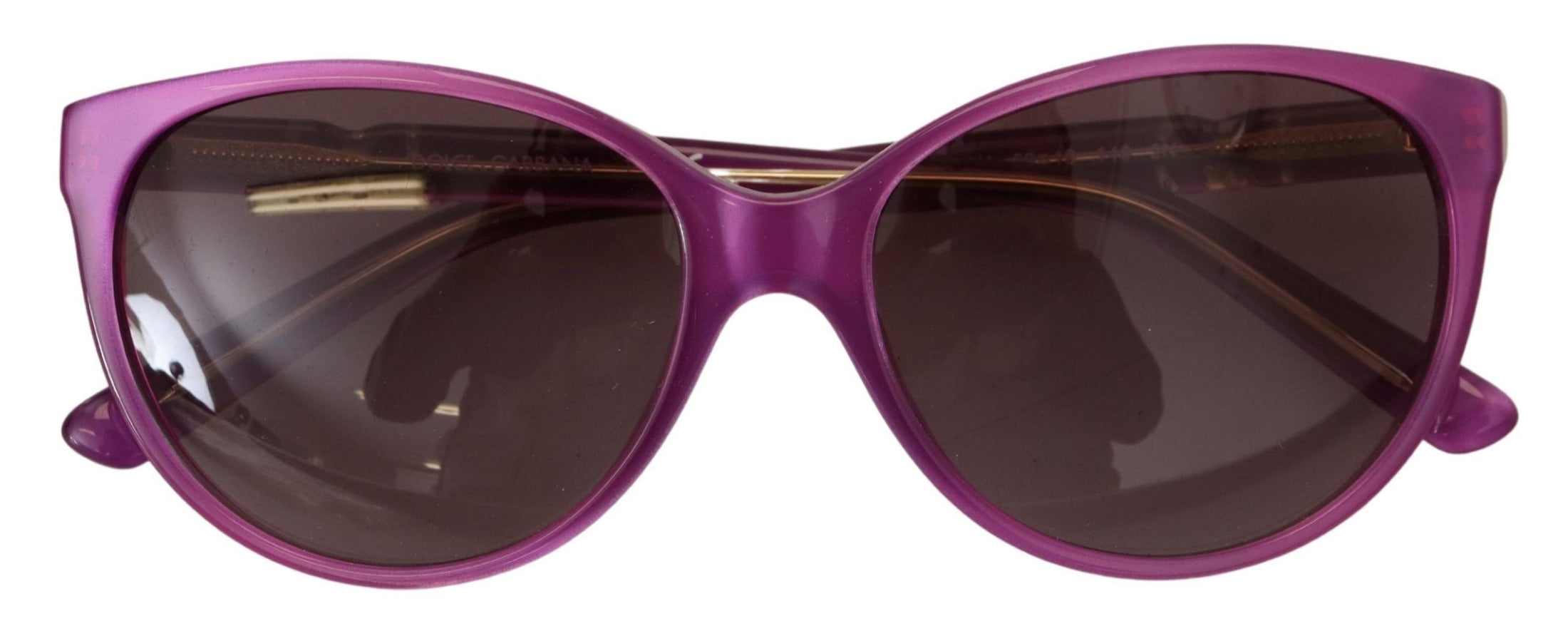 Dolce &amp; Gabbana Chic round sunglasses made of purple acetate