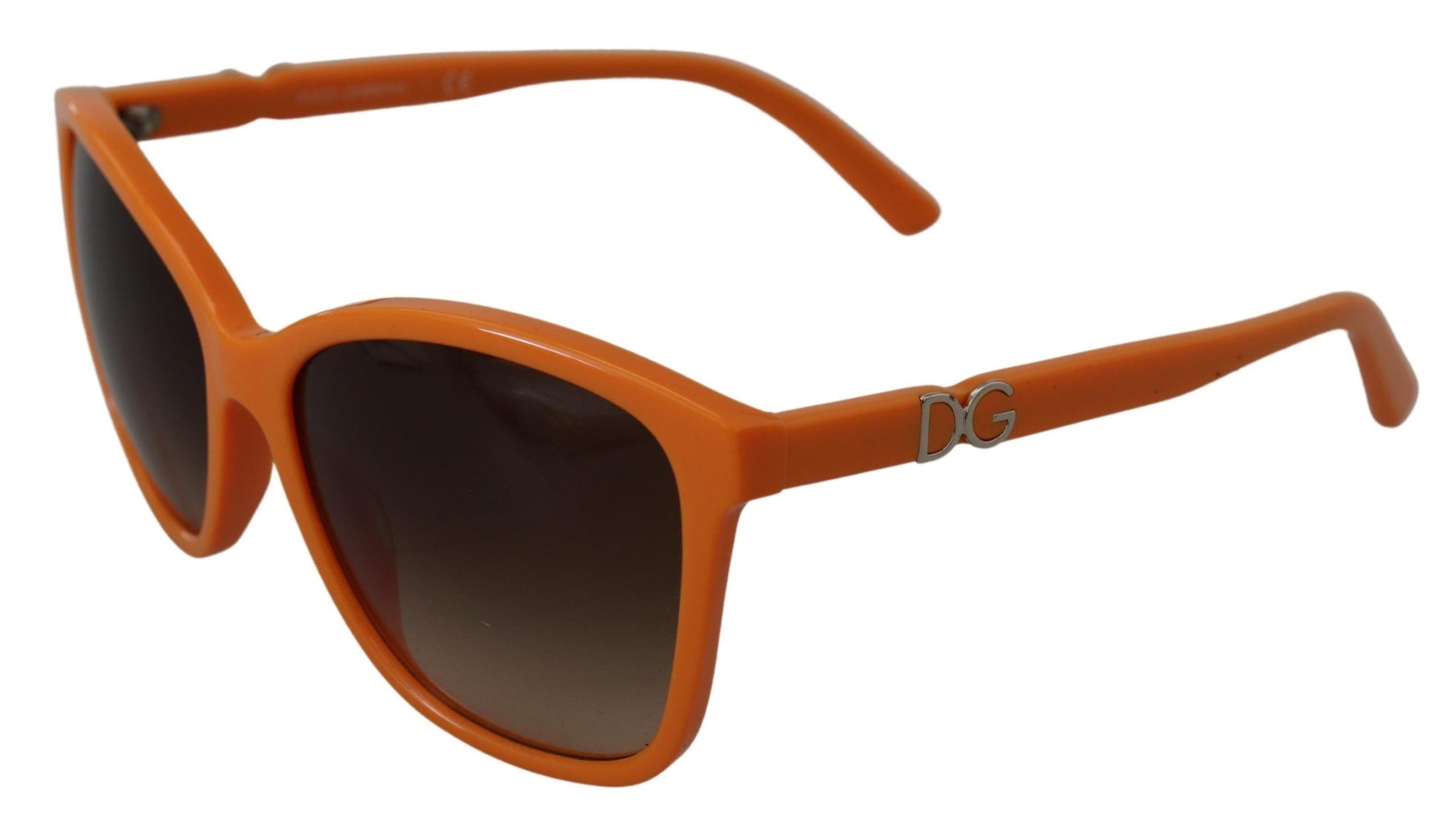 Dolce & Gabbana Schicke Orange Runde Sonnenbrille für Frauen