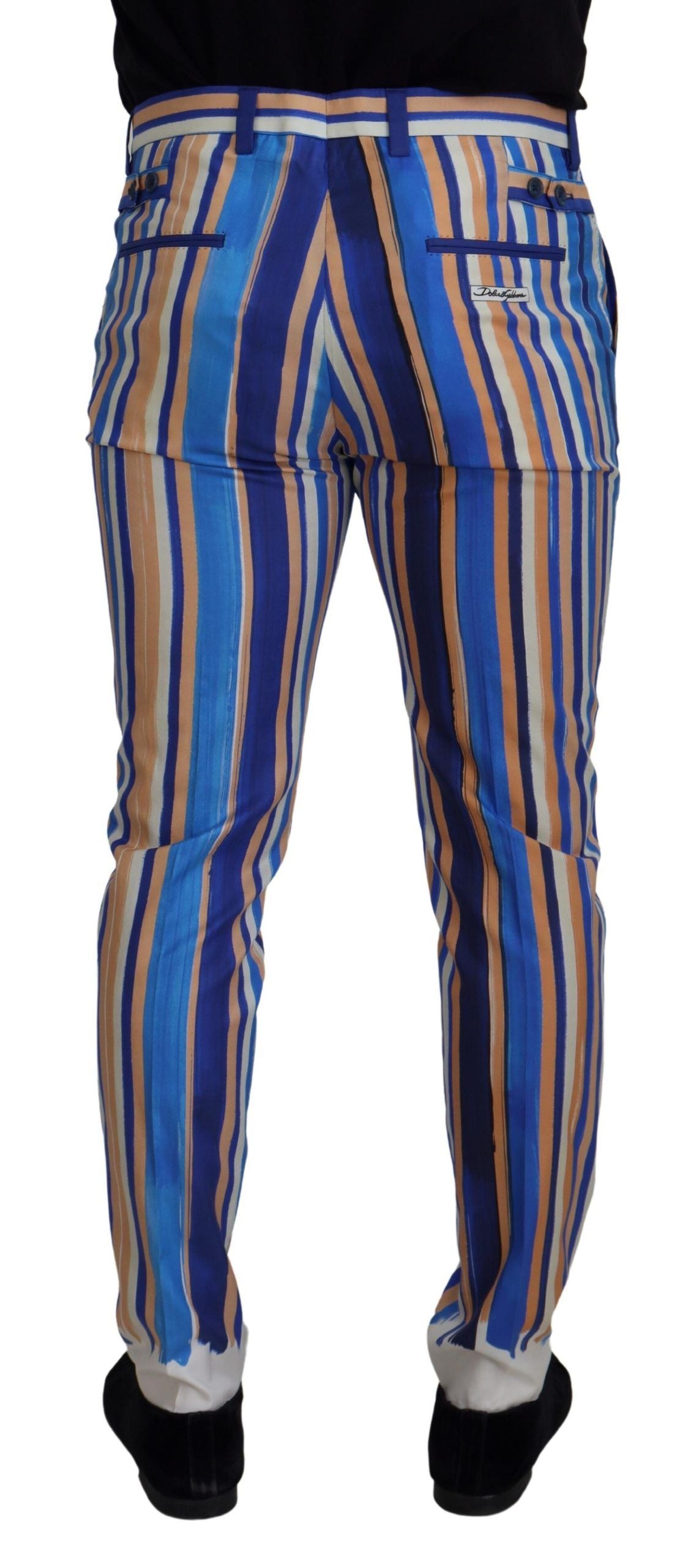 Dolce &amp; Gabbana Slim striped chinos with a slim fit