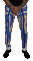 Load image into Gallery viewer, Dolce & Gabbana Slim striped chinos with a slim fit
