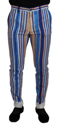 Load image into Gallery viewer, Dolce & Gabbana Slim striped chinos with a slim fit
