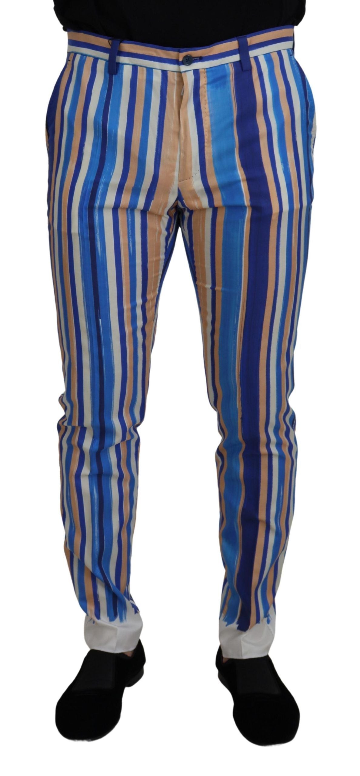 Dolce &amp; Gabbana Slim striped chinos with a slim fit