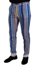 Load image into Gallery viewer, Dolce & Gabbana Slim striped chinos with a slim fit
