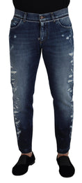 Load image into Gallery viewer, Dolce & Gabbana Elegant Blue Wash Regular Fit Jeans
