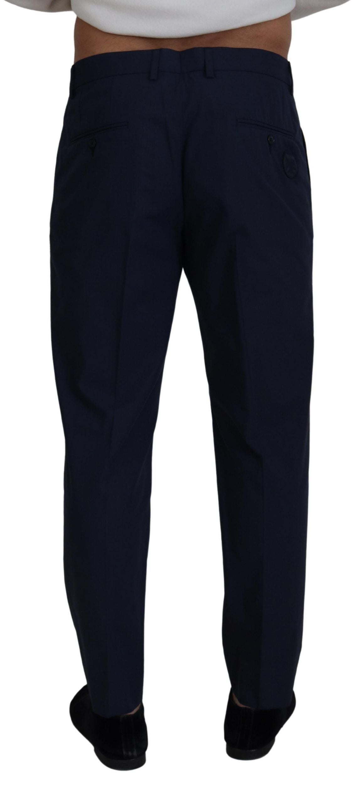 Dolce &amp; Gabbana Chic Slim Fit Chinos in Blue